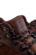 Cross Jeans buty trekkingowe męskie ocieplane KK1R4019C brązowe