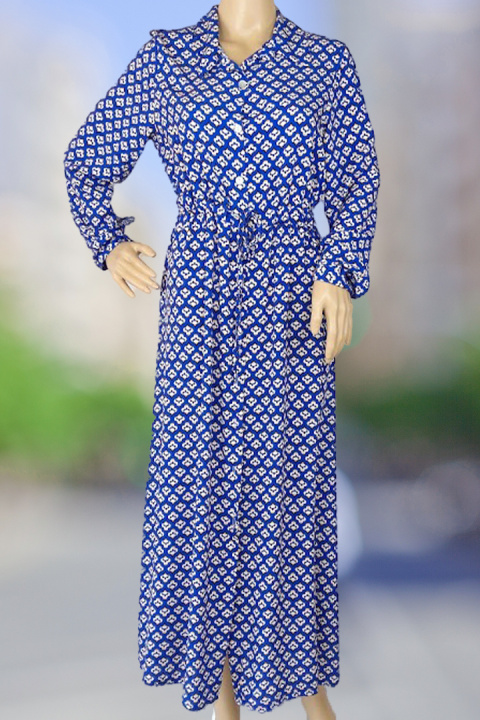 New Collection sukienka długa niebieska