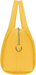 PARUBI torebka damska skórzana żółta z boku