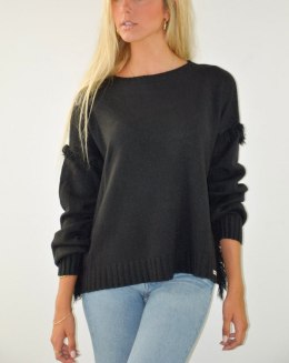Czarny sweter damski La Bamba