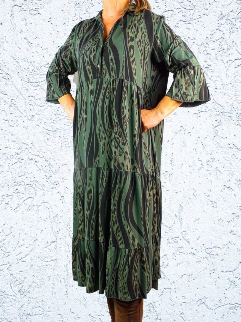 Sukienka zielona długa ITALY Z
