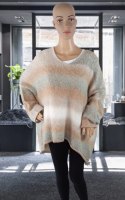 Sweter oversize beżowy