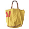 KOBE torba na ramię żółta materiałowa plażowa duża NR 54